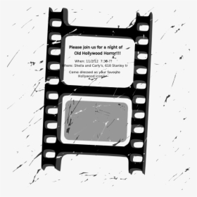 Filmstrip Clipart Movie Ticket - Film Clip Art Vector, HD Png Download, Transparent PNG