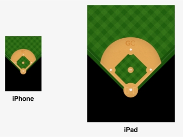 Ipad - Baseball Field, HD Png Download, Transparent PNG