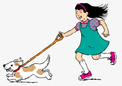Walking Dog - Take The Dog For A Walk, HD Png Download, Transparent PNG