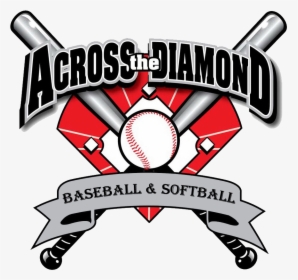 Softball Team Logo Across The Diamond Baseball - Softball, HD Png Download, Transparent PNG