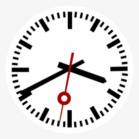 Clip Art Black And White Stock Clock Svg File - Transparent Background Clock Png, Png Download, Transparent PNG