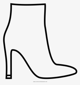 Heels Drawing Coloring Page - Shoes High Heels Coloring Pages, HD Png Download, Transparent PNG