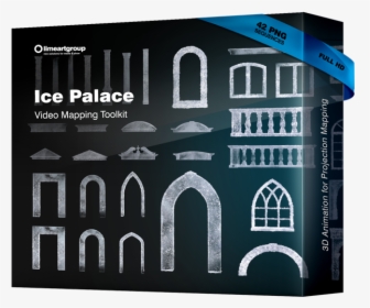 Ice Palace Video Mapping Winter - Graphic Design, HD Png Download, Transparent PNG