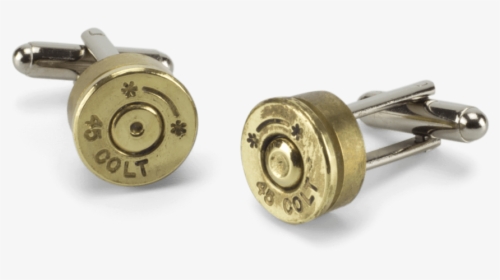 Reclaimed Bullet Shell Cufflinks - Circle, HD Png Download, Transparent PNG
