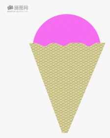 Transparent Ice Texture Png - Ice Cream Cone, Png Download, Transparent PNG