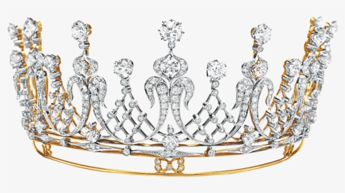 #crown #gold #platinum #silver #royal #queen #princess - Elizabeth Taylor Tiara, HD Png Download, Transparent PNG