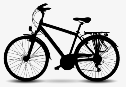 Mountain Bicycle Electric Bike Racing Road Clipart - Cartoon Bike Transparent, HD Png Download, Transparent PNG