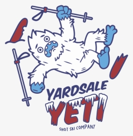 Ski Yard Sale Cartoon , Png Download - Yardsale Yeti, Transparent Png, Transparent PNG