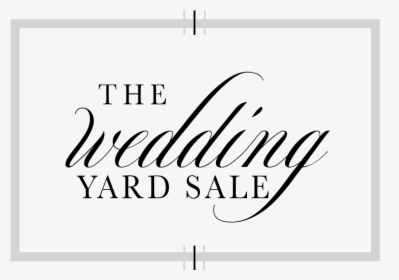 Wedding Garage Sale, HD Png Download, Transparent PNG