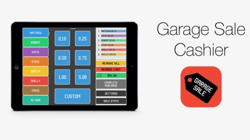 Garage Sale Cashier, HD Png Download, Transparent PNG