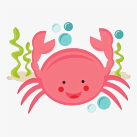 Cute Crab Underthesea Oceanlife Remixit - Cute Crab Crab Clipart, HD Png Download, Transparent PNG