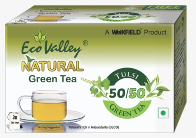 Weikfield Eco Valley Natural Green Tea Tulsi 30 Tea, HD Png Download, Transparent PNG