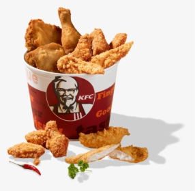 Kfc Bucket Png - Spicy Kee Mao Chicken Kfc, Transparent Png, Transparent PNG
