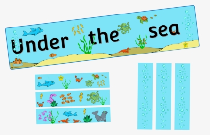 Banner Under The Sea Theme, HD Png Download, Transparent PNG