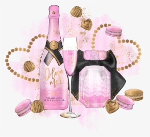 Valentine Pink Champ - Champagne Pink Png, Transparent Png, Transparent PNG