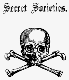 Transparent Secret Agent Clipart - Transparent Background Skull And Crossbones Png, Png Download, Transparent PNG