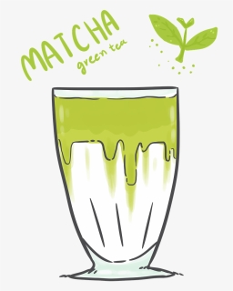 Green Tea, Matcha, Tea, Green, Cold, Cup, Cafe, HD Png Download, Transparent PNG