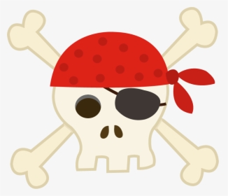 Pirate Skull And Bones - Pirate Skull And Bones Clip Art, HD Png Download, Transparent PNG