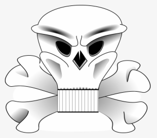 Transparent Skull And Bones Png - Skull And Crossbones, Png Download, Transparent PNG