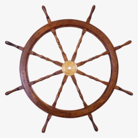 Wooden 48-inch Ship Wheel - Ship Wooden Steering Wheel, HD Png Download, Transparent PNG