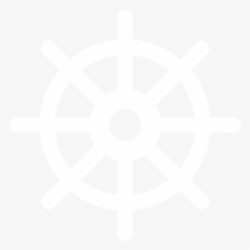 Aylmer Marina Logo - White Ship Wheel Png, Transparent Png, Transparent PNG