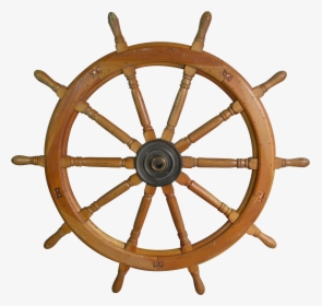 Vintage Huge Ship Wheel Clipart , Png Download - Pirate Ship Wheel Vector, Transparent Png, Transparent PNG