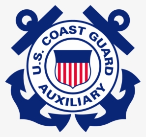 United States Coast Guard Auxiliary Clipart , Png Download - Us Coast Guard Aux Logo, Transparent Png, Transparent PNG