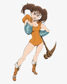 Size Difference Characters Wiki - Seven Deadly Sins Characters Diane, HD Png Download, Transparent PNG