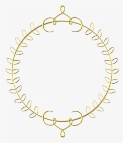 Gold Frame Circle Free Picture - Photograph, HD Png Download, Transparent PNG