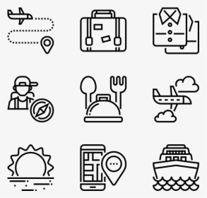 Tourism And Travel - Resume Icons Png, Transparent Png, Transparent PNG