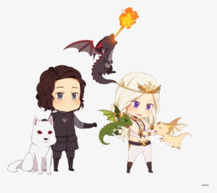 Daenerys Targaryen Jon Snow A Song Of Ice And Fire - Game Of Thrones Png, Transparent Png, Transparent PNG