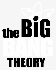 The Big Bang Theory Logo Black And White - Big Bang Theory Logo Png, Transparent Png, Transparent PNG