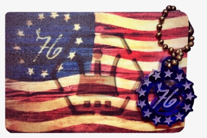 Image Of Betsy Reflective Flag & 76 Mission Tag - Coin Purse, HD Png Download, Transparent PNG