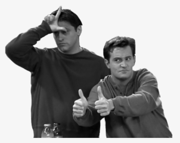 Chandler And Joey Sticker, HD Png Download, Transparent PNG