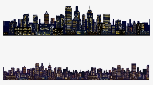 Cities Skylines City Landscape - City Skyline Transparent Background, HD Png Download, Transparent PNG