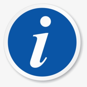 Tourist Information Symbol Iso Circle Sign - Information Sign, HD Png Download, Transparent PNG