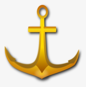 Anchor Clipart Gold, HD Png Download, Transparent PNG
