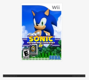 Sonic The Hedgehog 4 Box Art Cover - Sonic The Hedgehog 4 Wii, HD Png Download, Transparent PNG