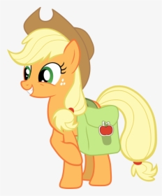 Applejack With Saddlebag My Little Pony Png - My Little Pony Applejack, Transparent Png, Transparent PNG