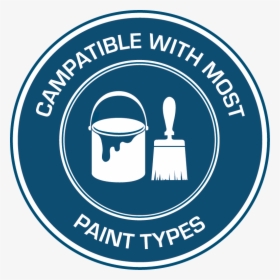 Compatible With Most Paints Badge, HD Png Download, Transparent PNG
