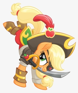 My Little Pony The Movie Applejack - My Little Pony The Movie Applejack Pirate, HD Png Download, Transparent PNG
