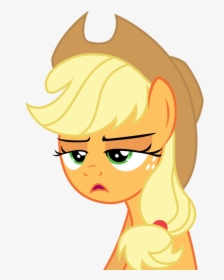 Applejack Is Not Amused Artist Artistsketchmcreations - My Little Pony Applejack Girl, HD Png Download, Transparent PNG