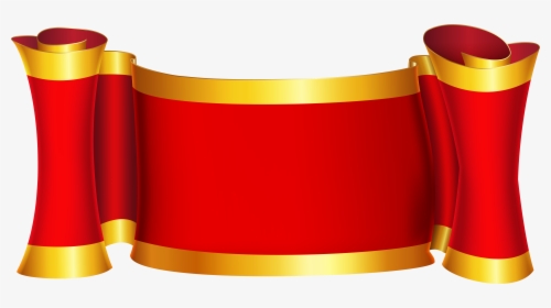 Flex Design Png - Red And Gold Ribbons, Transparent Png, Transparent PNG