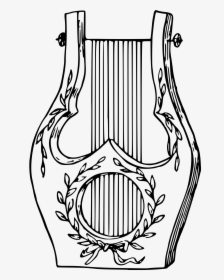 Collection Of Free Beaker Drawing Broken Download On - Drawing Of A Lyre, HD Png Download, Transparent PNG