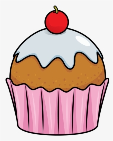 Cupcake Art On Clip Art Cupcake And Pink Cupcakes Clipartcow - Clip Art Cup Cake, HD Png Download, Transparent PNG