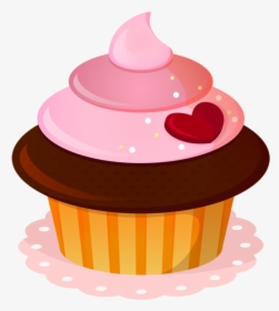 Birthday Cupcakes Frosting & Icing Muffin Clip Art - Cupcake Clipart Cupcake Png, Transparent Png, Transparent PNG