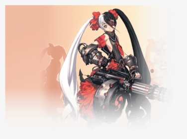 Blade And Soul Minigun Girl, HD Png Download, Transparent PNG