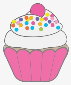 Clip Art Free Download Panda Images - Birthday Month Cupcake Clipart, HD Png Download, Transparent PNG