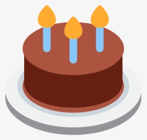 File Twemoji F - Birthday Cake Emoji Png, Transparent Png, Transparent PNG