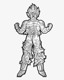 Goku Going Super Saiyan Drawing, HD Png Download, Transparent PNG